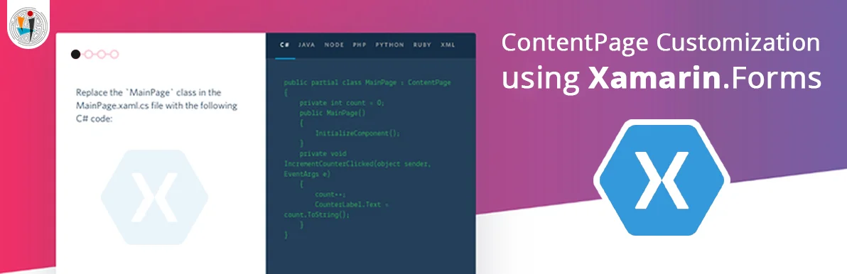 ContentPage Customization using Xamarin.Forms